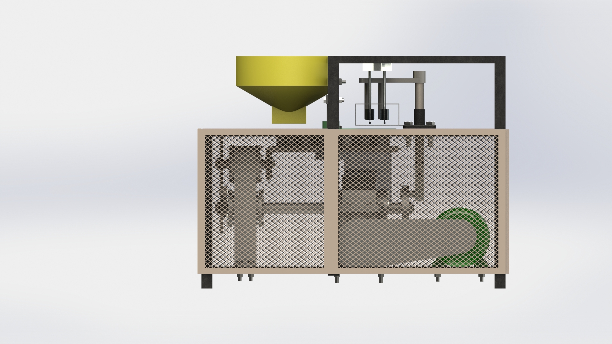 红枣去核机3d图纸+说明+仿真 SW非标设计 全自动红枣去核机3d模型