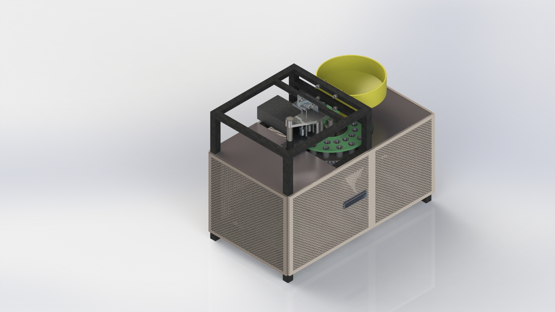 红枣去核机3d图纸+说明+仿真 SW非标设计 全自动红枣去核机3d模型