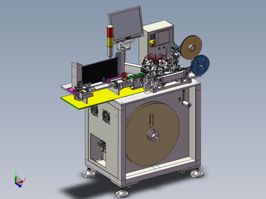 B1_SMD管装上料电子元器件编带包装机