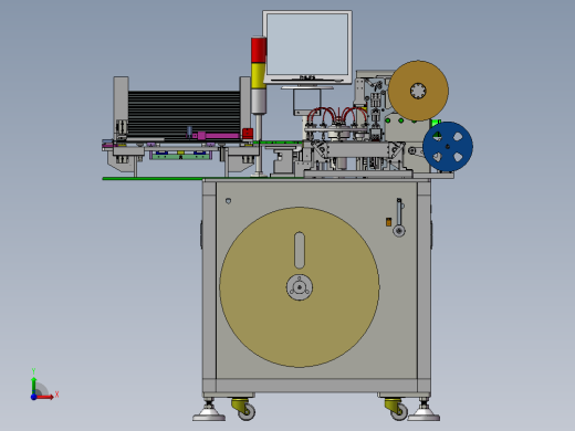 B1_SMD管装上料电子元器件编带包装机前视缩略图