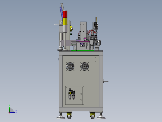B1_SMD管装上料电子元器件编带包装机左视缩略图