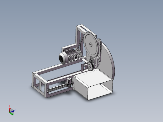 冻肉切片机的设计含三维SW模型+图纸+说明书