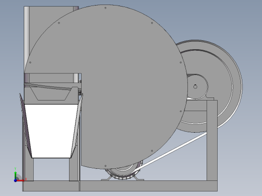 冻肉切片机的设计含三维SW模型+图纸+说明书前视缩略图