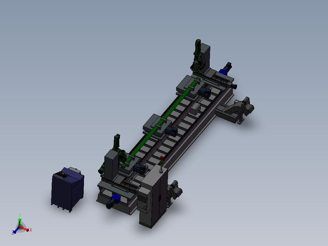 电梯用面板平面加工专用机床