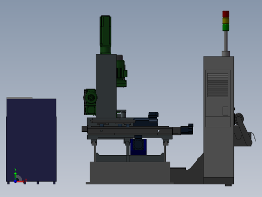 电梯用面板平面加工专用机床前视缩略图