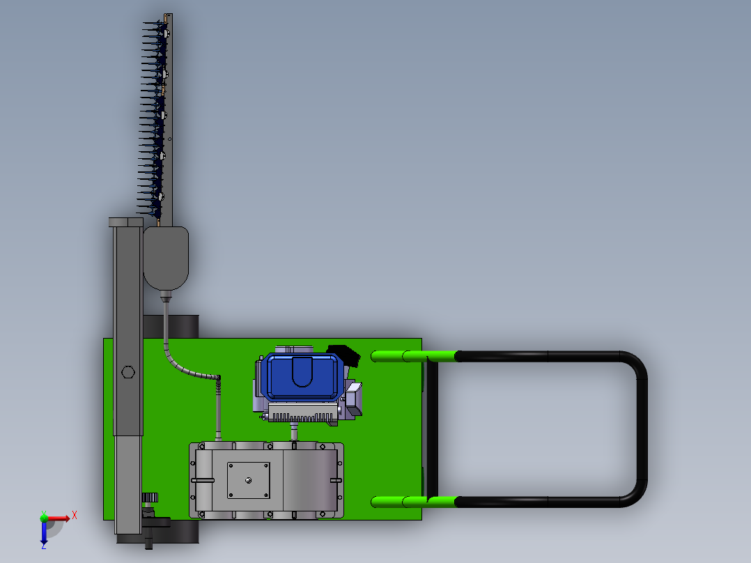 果园及草坪修剪机SW三维图=783689=300俯视图