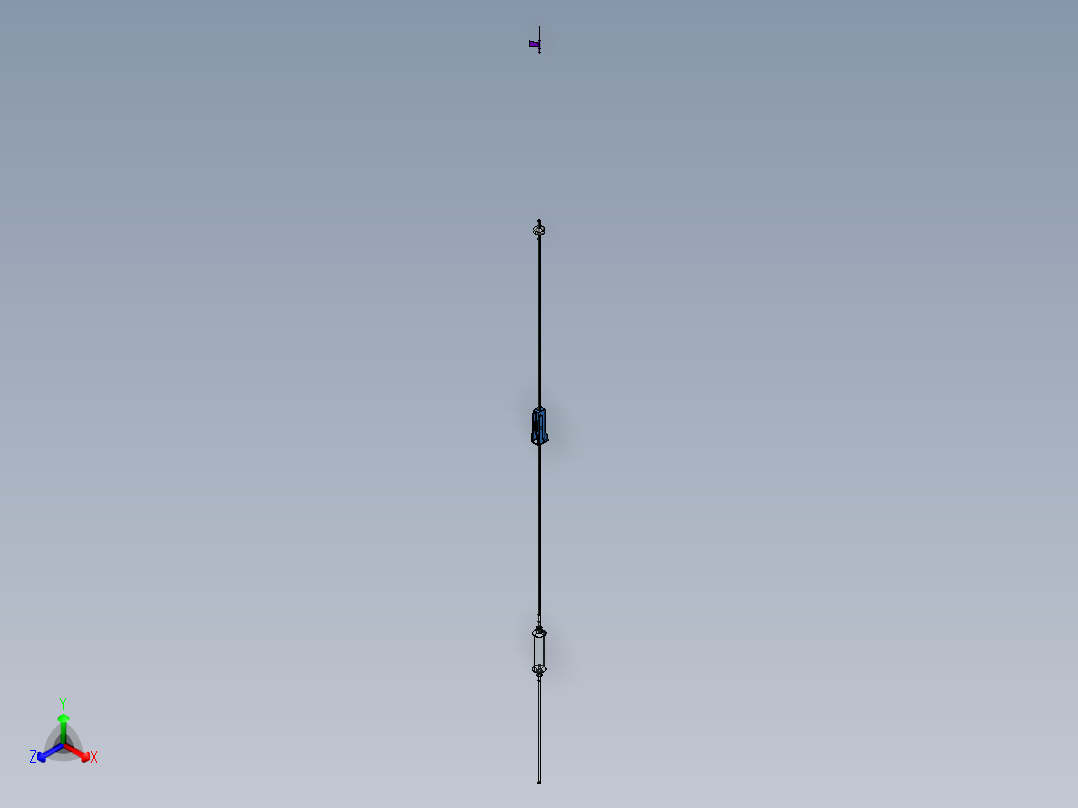 输液套装正等轴测图