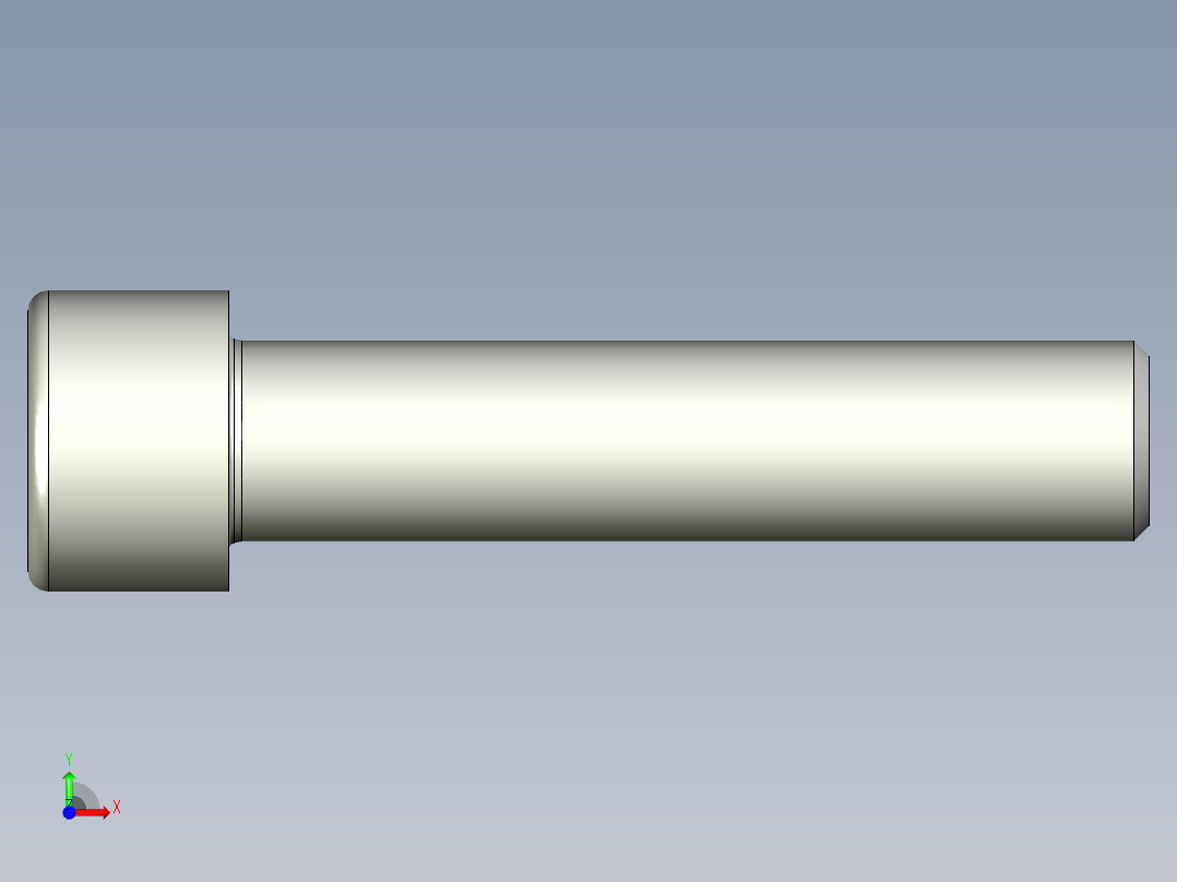 螺钉-DIN_912-M24x110.stp前视图
