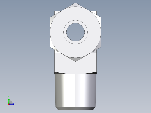 卡套式工业通用硬管接头EO_Male_stud_run_tee_TE08LRCF左视缩略图