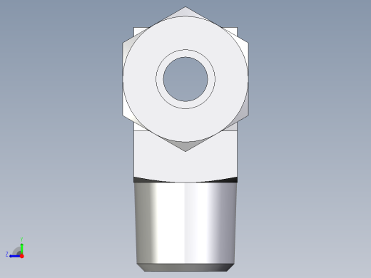 卡套式工业通用硬管接头EO_Male_stud_run_tee_TE08LRCF右视缩略图