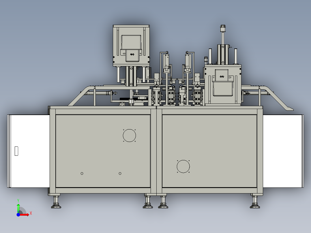 机芯组装设备前视图