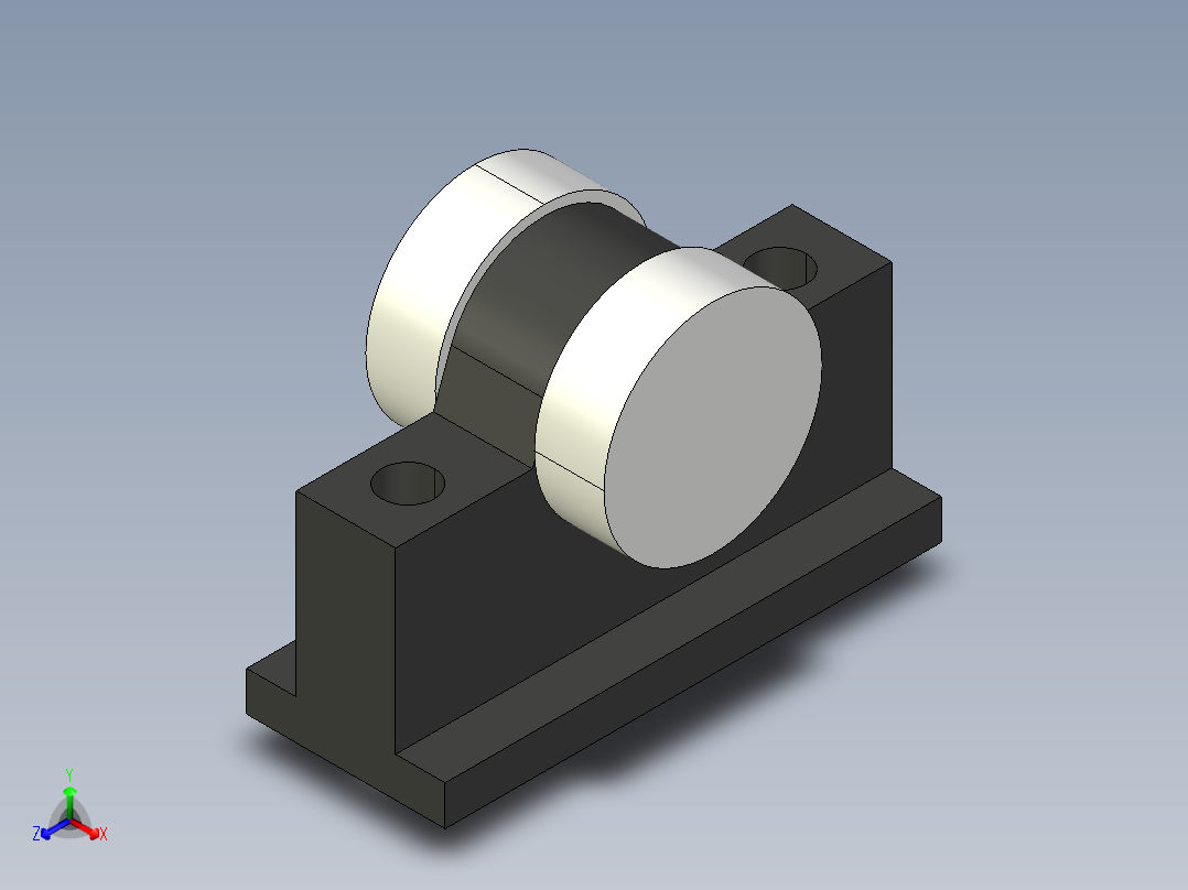 型材-BR BALL BEARING TROLLEY 3842524153正等轴测图