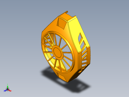 UG手机散热器模型