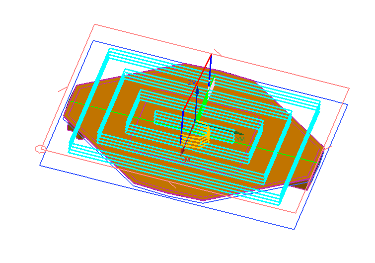 UG手机散热器模型