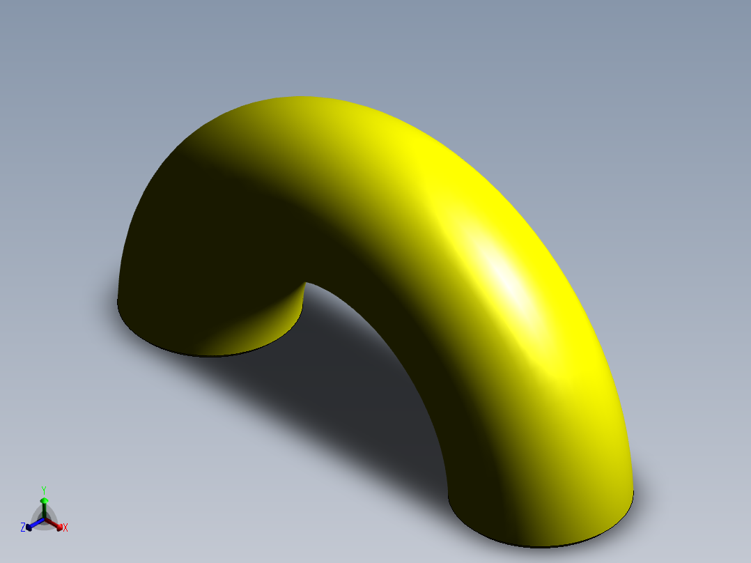 180deg lr inch elbow主视图