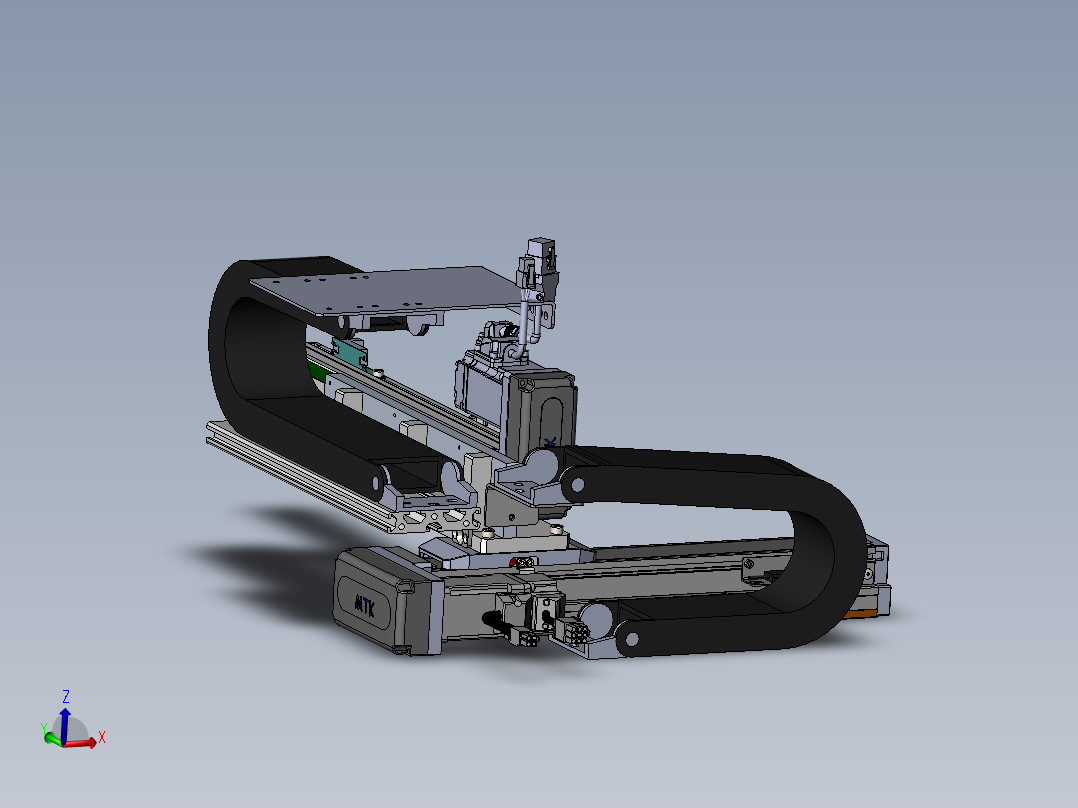 内嵌直交机械手XYG系列XYG210-A1主视图