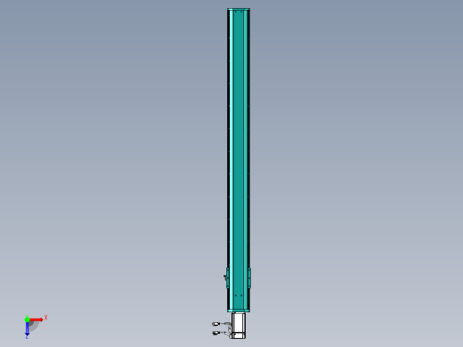 东锦丝杆传动-直线滑台模组DH100-C-L10-S1100-BC-O400W-C3俯视缩略图