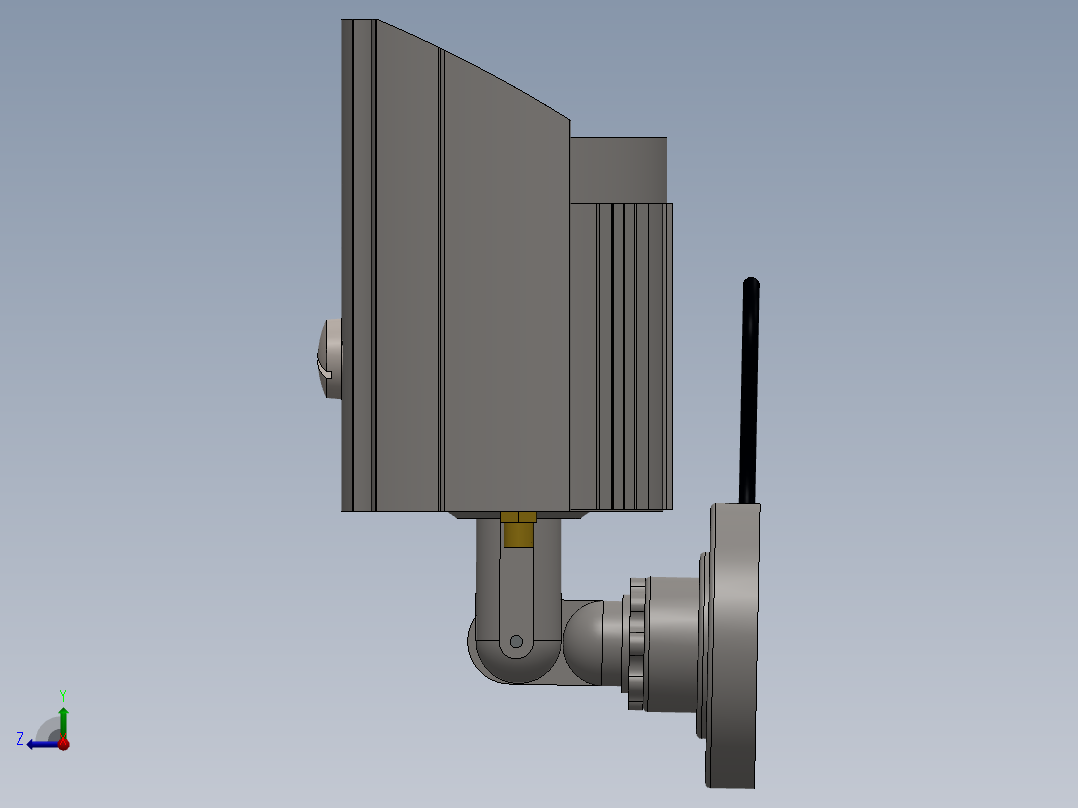 安全摄像头右视图