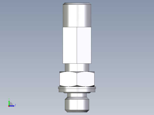 卡套式工业通用硬管接头EO_Adjustable_locknut_run_tee_LEE06SMOMDCF左视缩略图