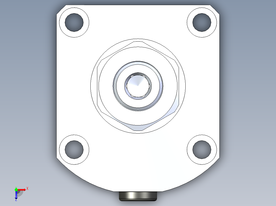 KOSMEKLT0550-CL-Y30多系列多零件图纸模型多系列多零件图纸模型俯视图