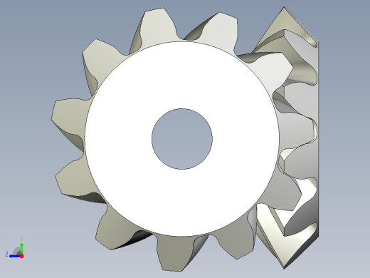 齿轮啮合 (100)右视缩略图