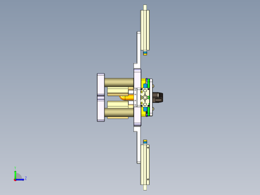 Z581C-笔记本CNC工装夹具三维模型CNC6-0902左视缩略图
