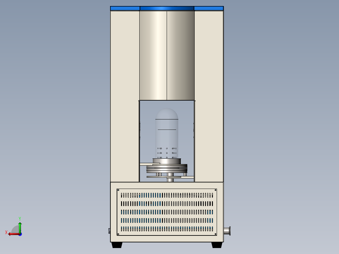 真空烤瓷炉sw21可编辑后视图