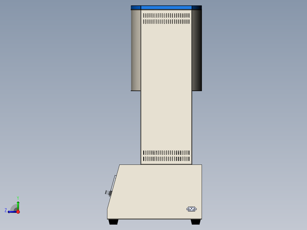真空烤瓷炉sw21可编辑右视图