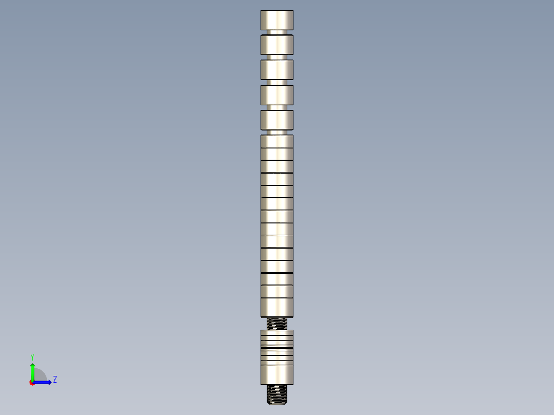 M8公制内六角螺钉汇总左视图
