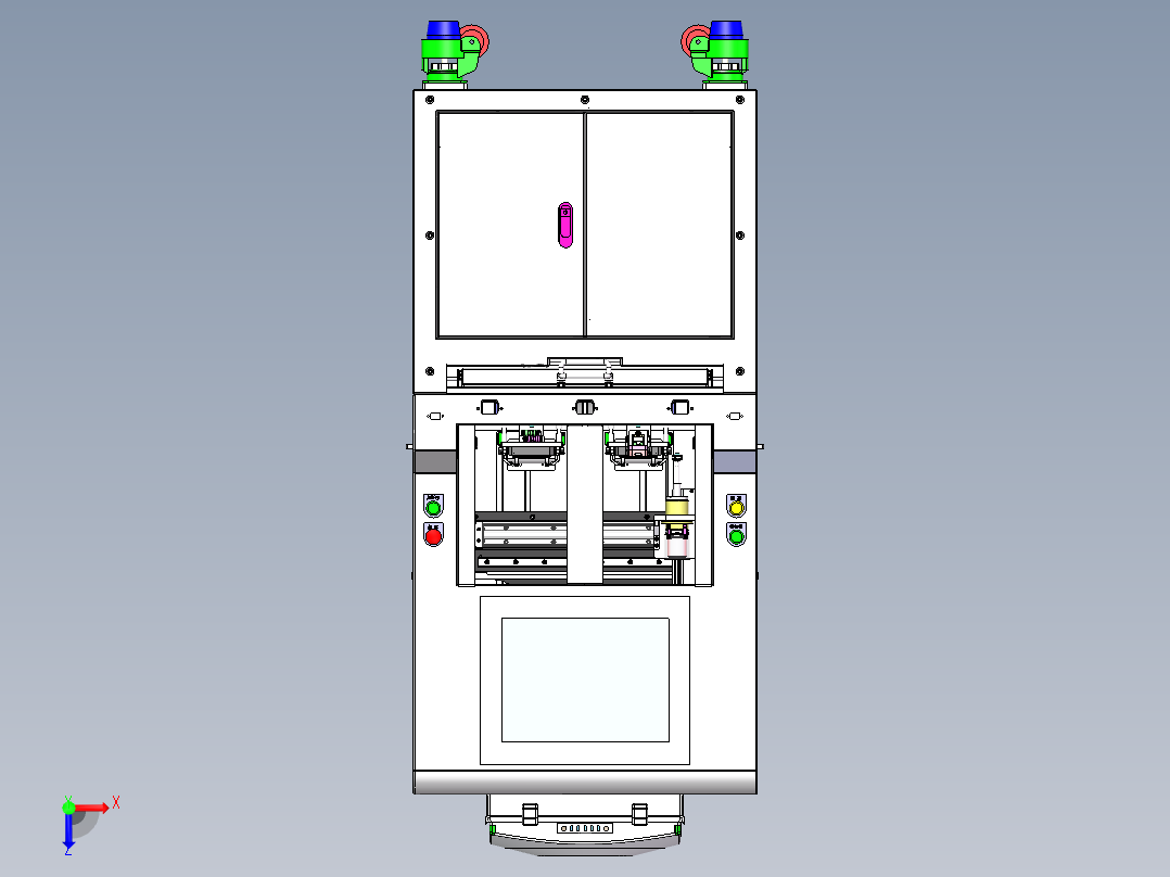指纹测试设备sw17可编辑俯视图