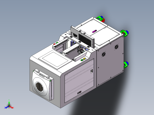 指纹测试设备sw17可编辑正等轴测缩略图