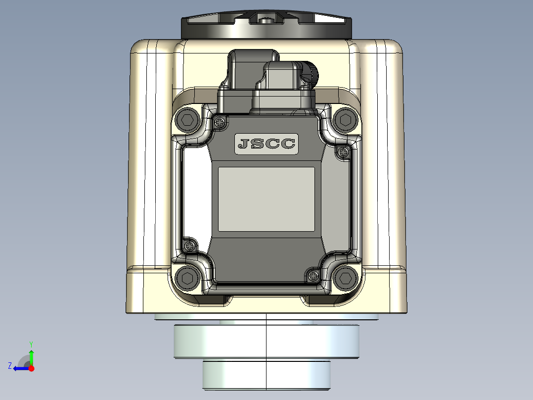-MG直角法兰伺服减速电机130mrf2右视图