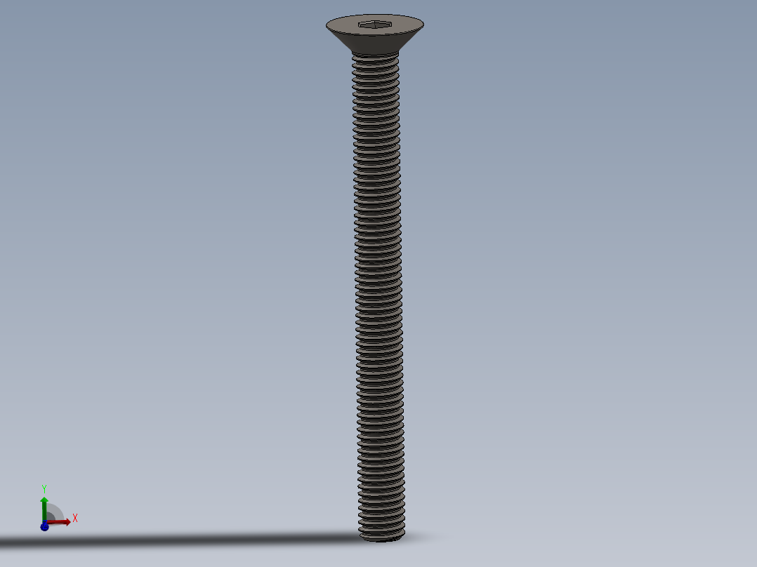 Screw_ISO_10642_M8x90_A2.SLDPRT主视图