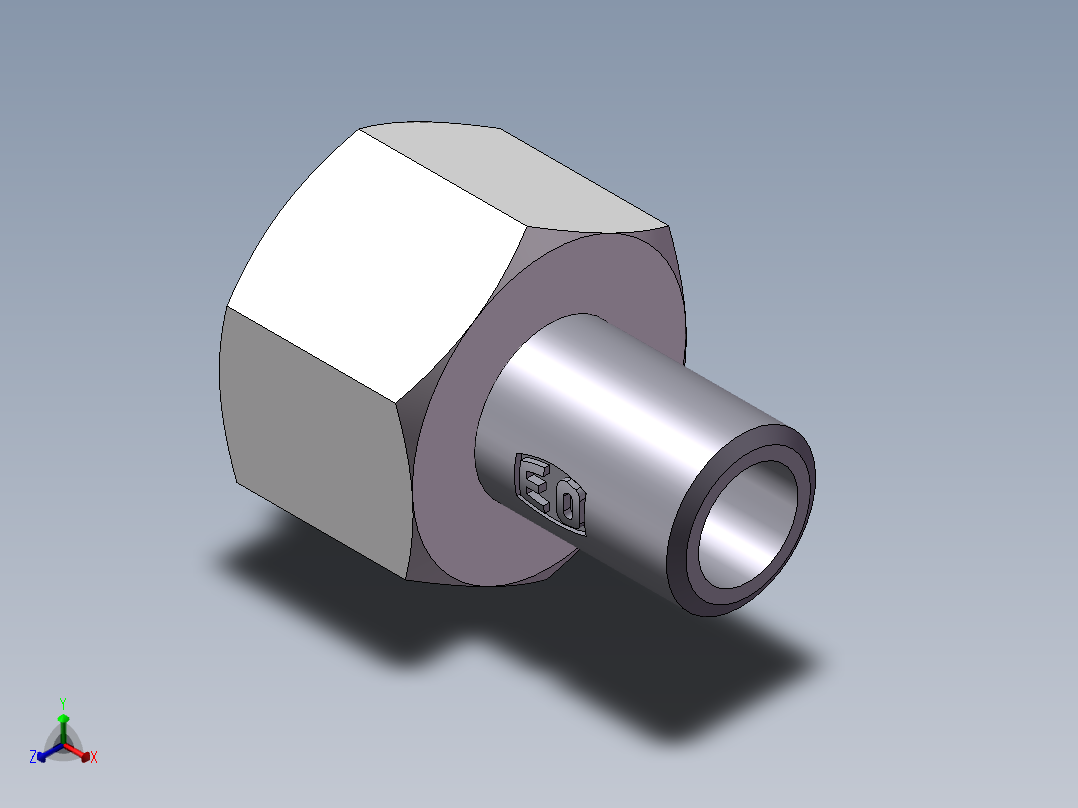90度焊接接头、2WC-12X2.0.zip正等轴测图