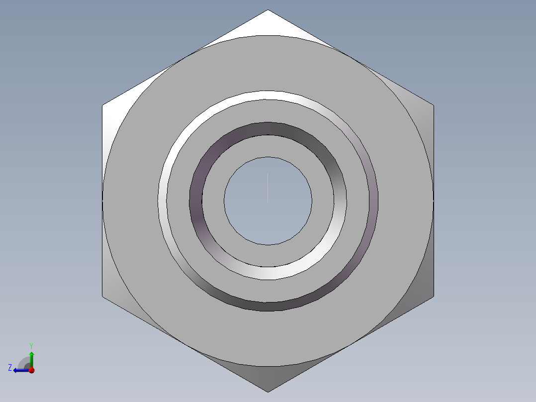 直通内螺纹接头、5DB-20-08右视图