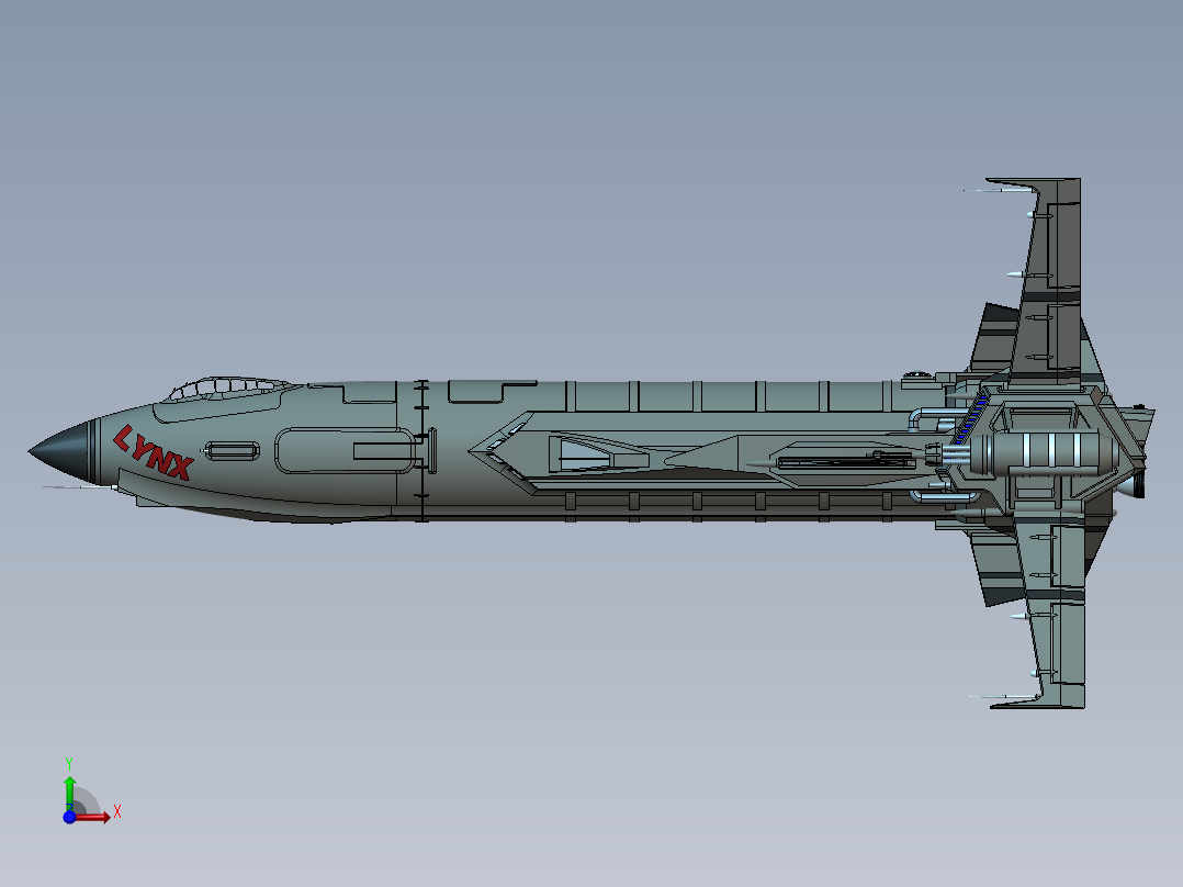 宇宙飞船(92)前视图