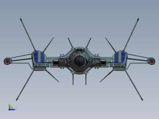 宇宙飞船(92)左视缩略图