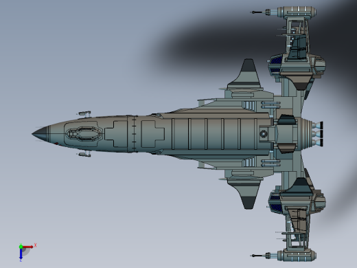 宇宙飞船(92)俯视缩略图