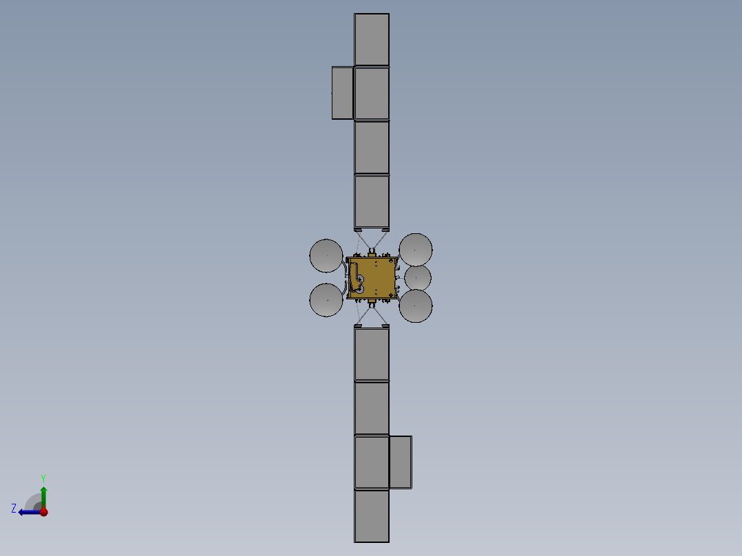 卫星、空间站(40)右视图