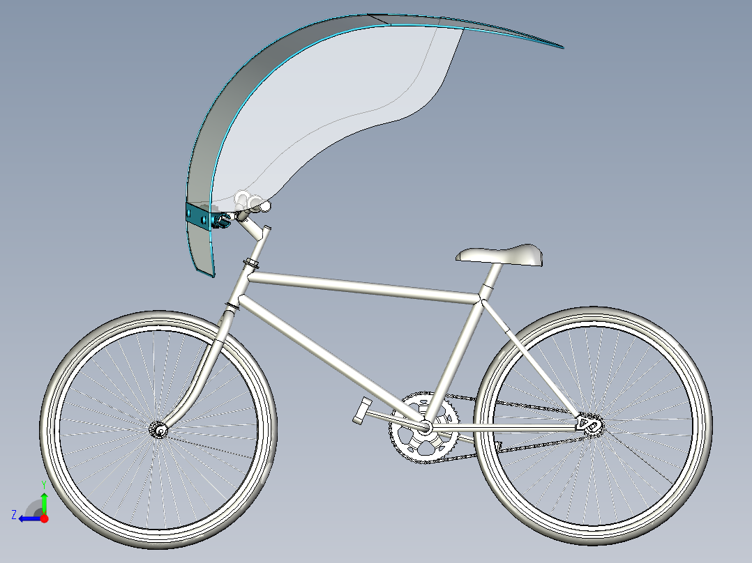 A0002979-自行车遮阳篷右视图