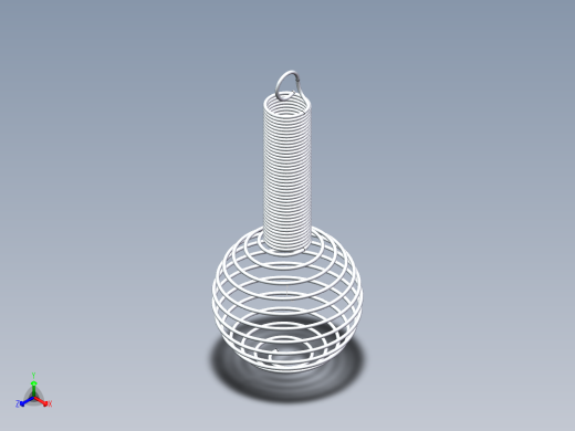 方程式球形弹簧正等轴测缩略图