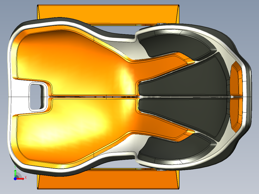 座椅总成前视图