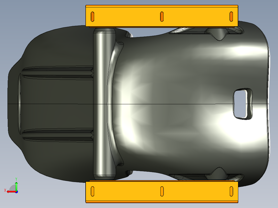座椅总成后视图