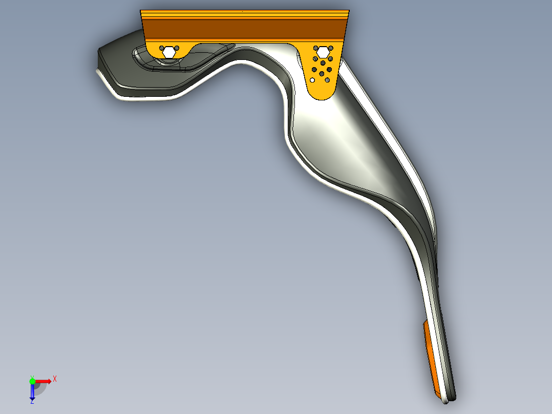 座椅总成俯视图