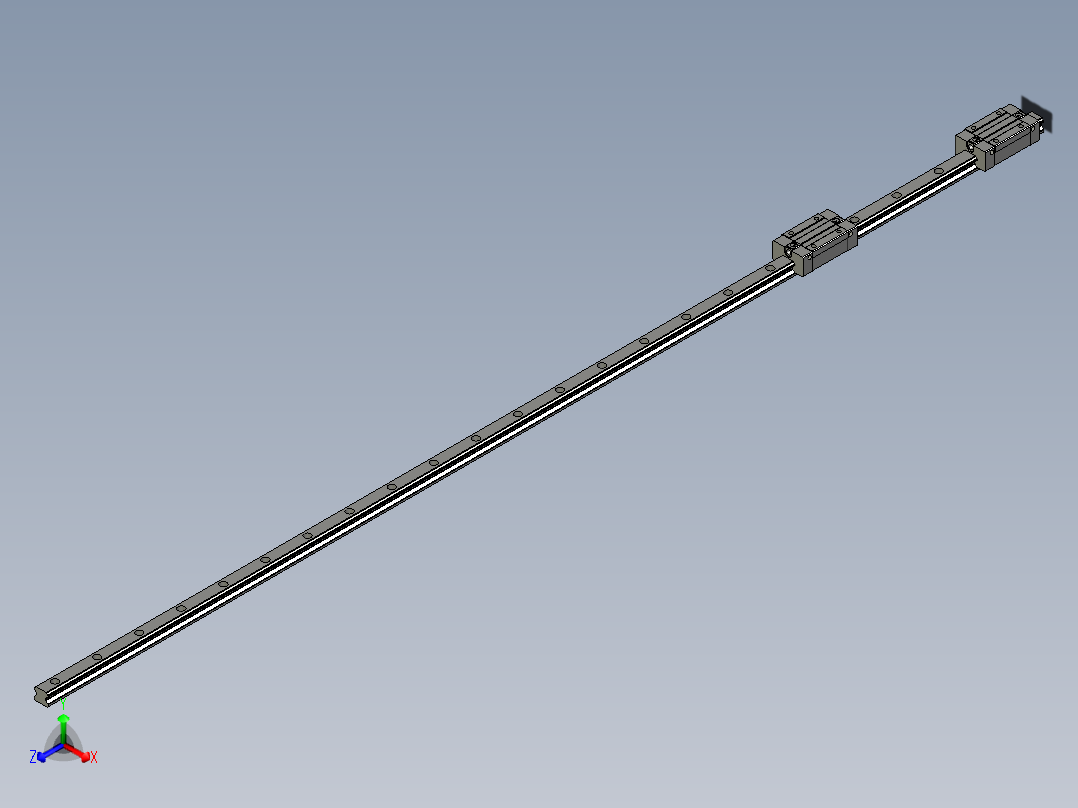 HGH20CA2R1420Z0CE20-20上银正等轴测图
