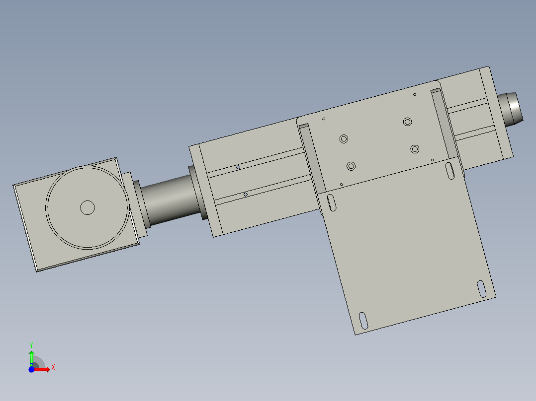 外购件定制激光切割机前视图