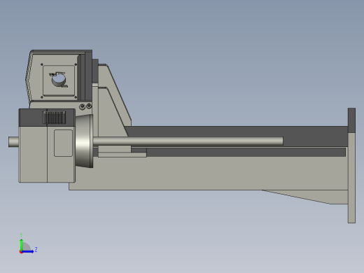 外购件定制激光切割机左视缩略图