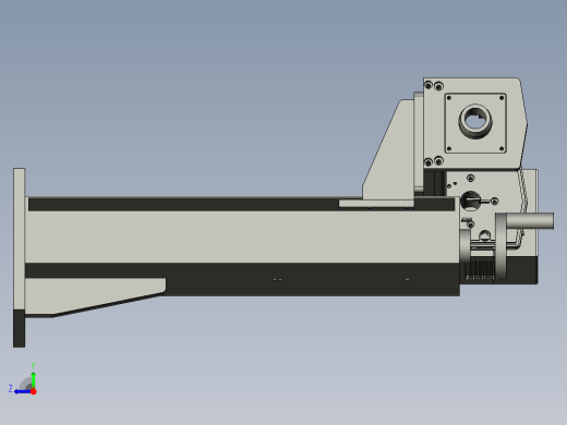 外购件定制激光切割机右视缩略图