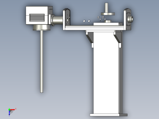 外购件定制激光切割机俯视缩略图