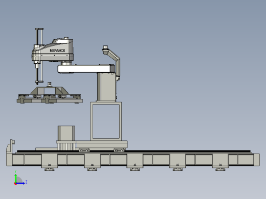 线轨机构和SCARA机器人左视缩略图